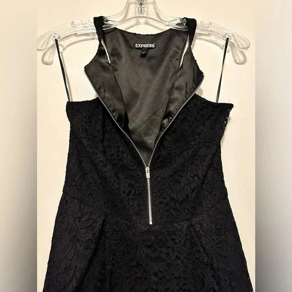 Express black lace dress size 0 - Picture 2 of 7